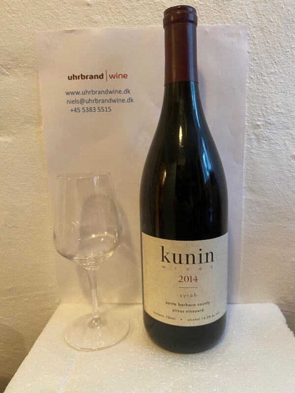 Kunin Winery Syrah er en formidabel rødvin fra Californien.